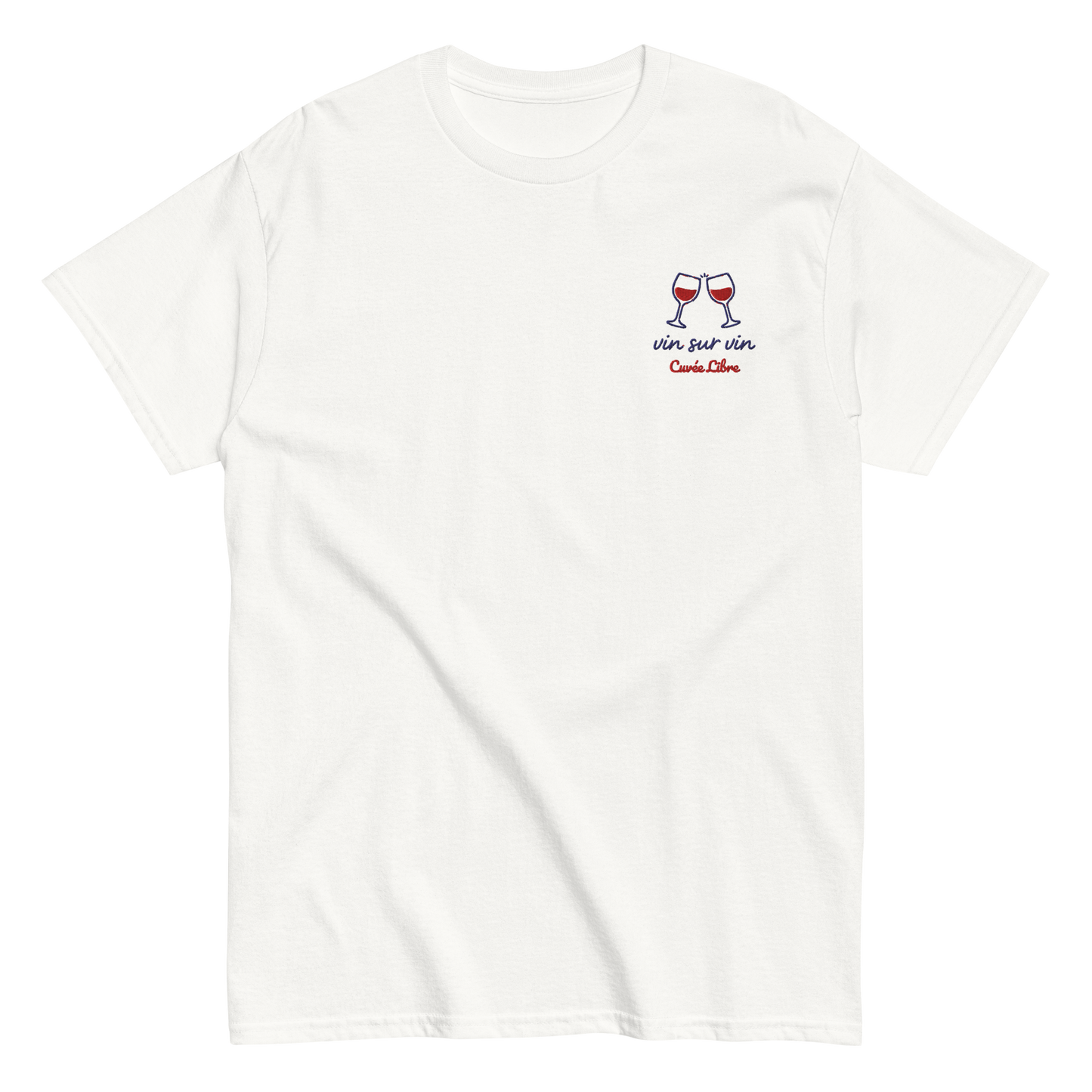 T-shirt brodé Vin sur Vin Cuvée Libre